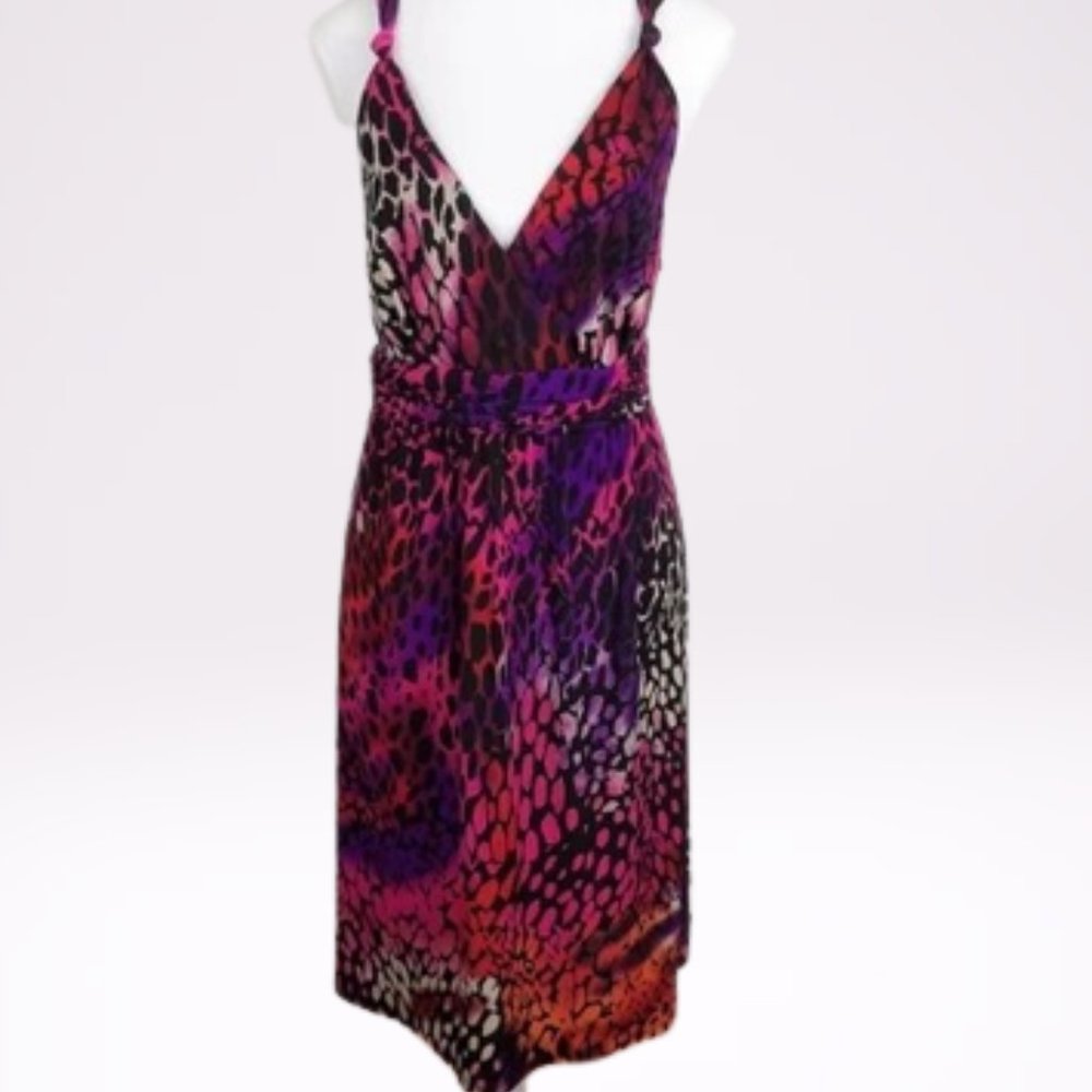Vintage Fashion Bug Shades of Purple Dress / Size Medium